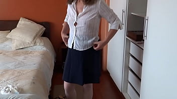 Stepson's friend cums in my pussy after showing me off and masturbating, he wanted anal sex