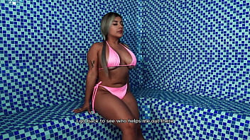 Curvy latina rubia de coño estrecho es follada por una gran verga a escondidas en un sauna, Cogeme o perderás tu trabajo