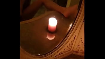 Masturbating in Vintage Mirrors