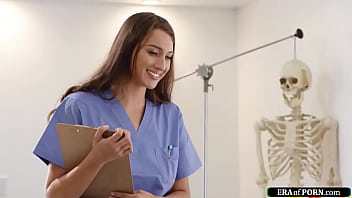 EraOfPorn.com - Guy anal fucks nurse in front of stepmom