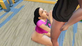 Fiz anal com ela na varanda