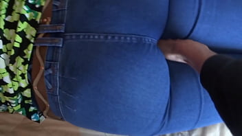 I dress in tight jeans and allow stepbrother to caress me and enjoy me