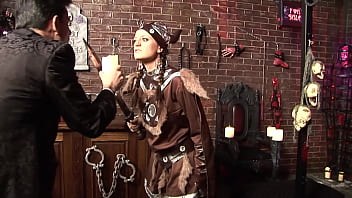 Big cock in shaved pussy girl