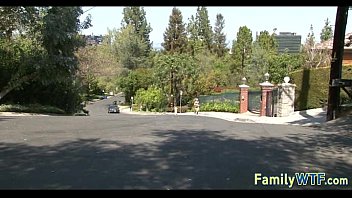 Husband and wife fuck the babysitter 391