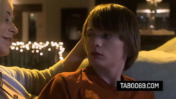 Blonde stepmom Spikey Dee fucks with her stepson to boost his confidence with girls