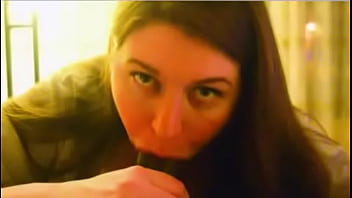 Hot bbw throws her huge tits on my cock and balls