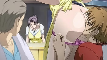 Hentai – Sneakily Eating My Stepmom's Ass While She Talks with my sFather [Uncensored] [Subtitled]