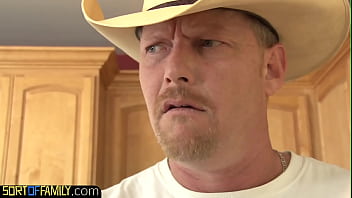 Stepdad gets even by fucking teen pussy