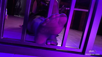 POV Mistress nylon feet worship