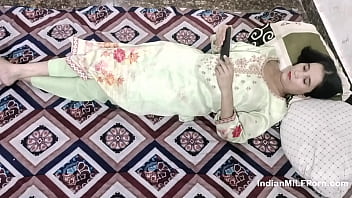 Indian Stepsister Watching Porn Om Mobile Fucked Hard By Stepbrother - Hindi Audio