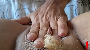 Shaving with fingers in my pussy