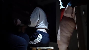 We called an electrician who didn’t fix anything, but at least entertained us wildly - Girls fly with orgasm