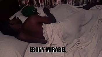 Hot ebony feel honey in the night but she don't know how to deal with it