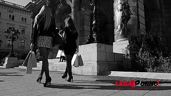 Stretch Limo Hardcore Threesome With Leggy Kayla Green & Angelina Brill GP061