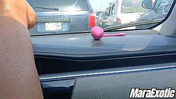 Horny Bbw Ebony Milf Masturbating in Lagos Traffic - Mara Exotic