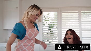 TRANSFIXED - Dominatrix MILF Cherry Kiss Reveals Her True Nature To Her Trans stepbae