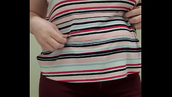 Lactation and masturbation tease