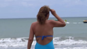 I come back from the beach very excited and I masturbate, I ask my stepson to show me his cock