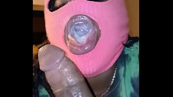 She blew bubbles with my cum after sucking my dick real good