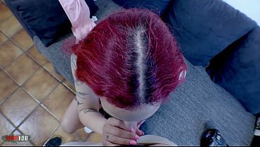 Victoria Arias and Terry Kemaco in Chubby Redhead MILF’s Steamy Photo Shoot Fuck