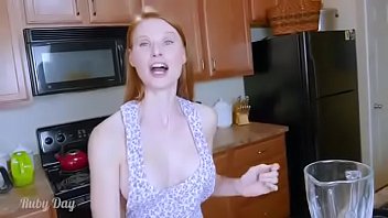 Milf cooking naked
