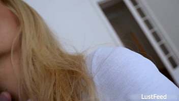 Big tits blonde Florane Russell gets a creampie