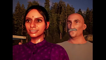 Indian desi wife Aisha hardfucked by old perv friend