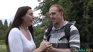 Heeled slut face jizzed