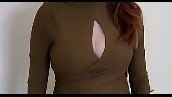 Busty wife bouncing boobs