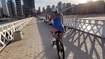 Mamãe noel se exibindo na beira mar e um pouquinho do especial nas dunas