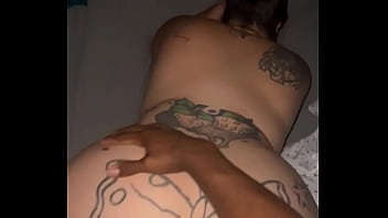 Tattoo Big ass white girl creams on BBC