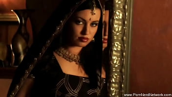 Horny Brunette Girl From India Playing With Her Perfect Body