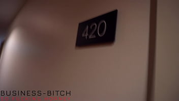 Super curvy secretary surprises boss in hotel shower - business-bitch