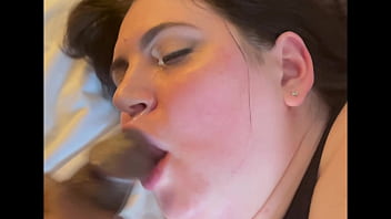 Cum thirsty bimbo bbw succulent samantha devours a bbc for a heavy load