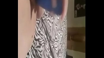 My white putting on show