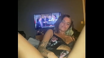 Slutty MILF Fucks Her Little Ass Until She Cums