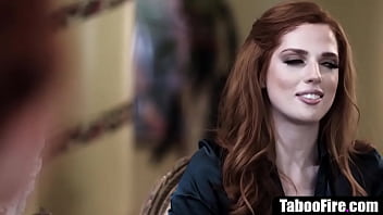 Young redhead seduced by mature lesbian shrink