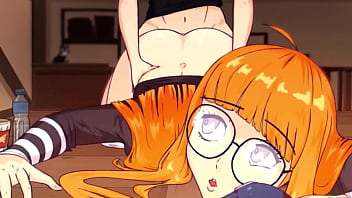 Petite Redhead is Playing Videogames and Doesn't Notice the BONER Between her Legs - Animation 3D