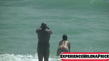 My 1st Nude Beach Vacation Sucking And Fucking BIG BLACK COCK!