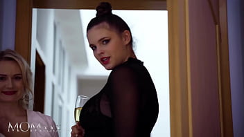 Xxx Taylee Wood and Lily Joy hot FFM threesome with big natural tits brunette and sexy blonde MILF