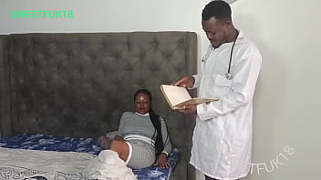 I feel like falling sick everyday this doctor really knows how to handle my Young pussy I can't get enough of this black Cork