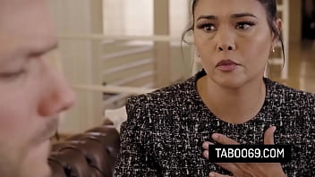 Hot Asian MILF Stepmom Take Care Of Stepson's Cock