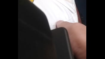 Touching milf in van