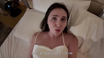 Stepson couldn't resist his hot stepmom in a hotel room