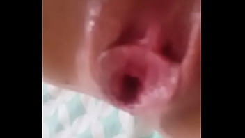 My wife masturbates with a huge dildo