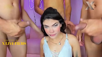 Mia what a slut devours three huge cocks nonstop crazy screaming for cum