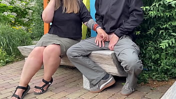 Risk of being seen in a public park