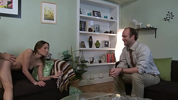 Step Daughter Amber Rayne Gets Fucked by Boyfriend Billy Glide in Front of Dad