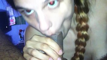 Cock go inside White Girl's Head