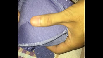 Jerk off with neighbour bra